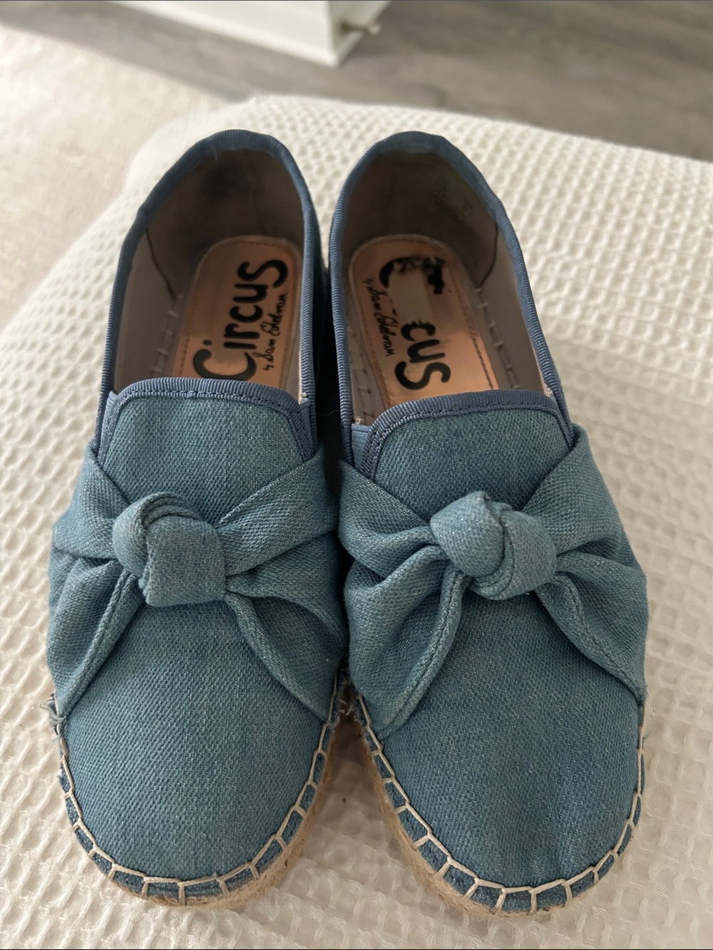 Circus by Sam Edelman Teal Knot Espadrille Flats